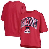 Women's Pressbox  Red Arizona Wildcats Nelson T-Shirt