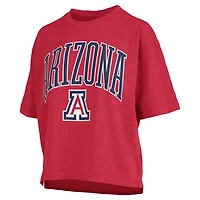 Women's Pressbox  Red Arizona Wildcats Nelson T-Shirt