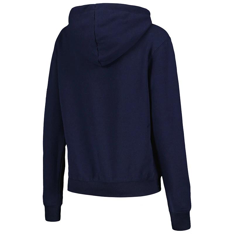 Women's Stadium Athletic Navy Arizona Wildcats Big Logo Pullover Hoodie
