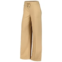 V106224 ARIZ TAN FEMME LUXE 23 LOUNGE CROP CREW LS & LARGE JAMBE SWEAT ENSEMBLE BEDLADSLP