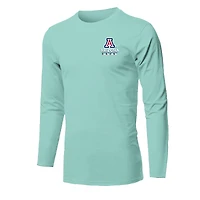 Youth  Light Green Arizona Wildcats Merry Christmas Tree Long Sleeve T-Shirt