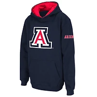 Chandail à capuchon gros logo des Wildcats de l'Arizona Stadium Athletic pour jeune, bleu marine