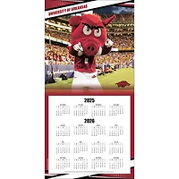 Arkansas Razorbacks 12” x 12” 2026 Team Wall Calendar