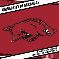 Arkansas Razorbacks 12” x 12” 2026 Team Wall Calendar