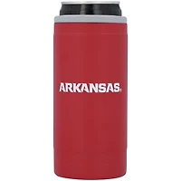 Arkansas Razorbacks 12oz. Flipside Powdercoat Slim Can Cooler