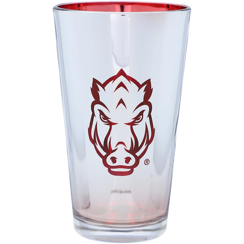 Arkansas Razorbacks 16oz. Electroplated Pint Glass