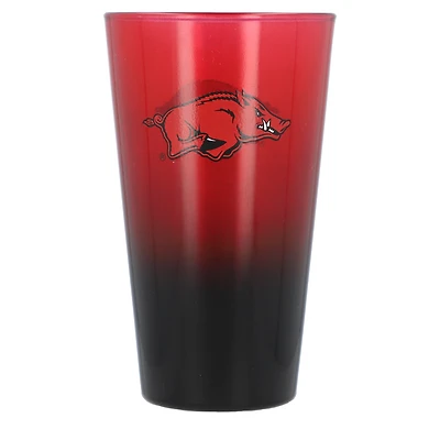 Arkansas Razorbacks 16oz. Verre à pinte ombré