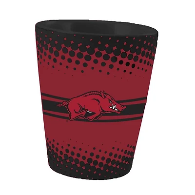 Razorbacks de l'Arkansas 2 oz. Verre à liqueur à collectionner Full Wrap