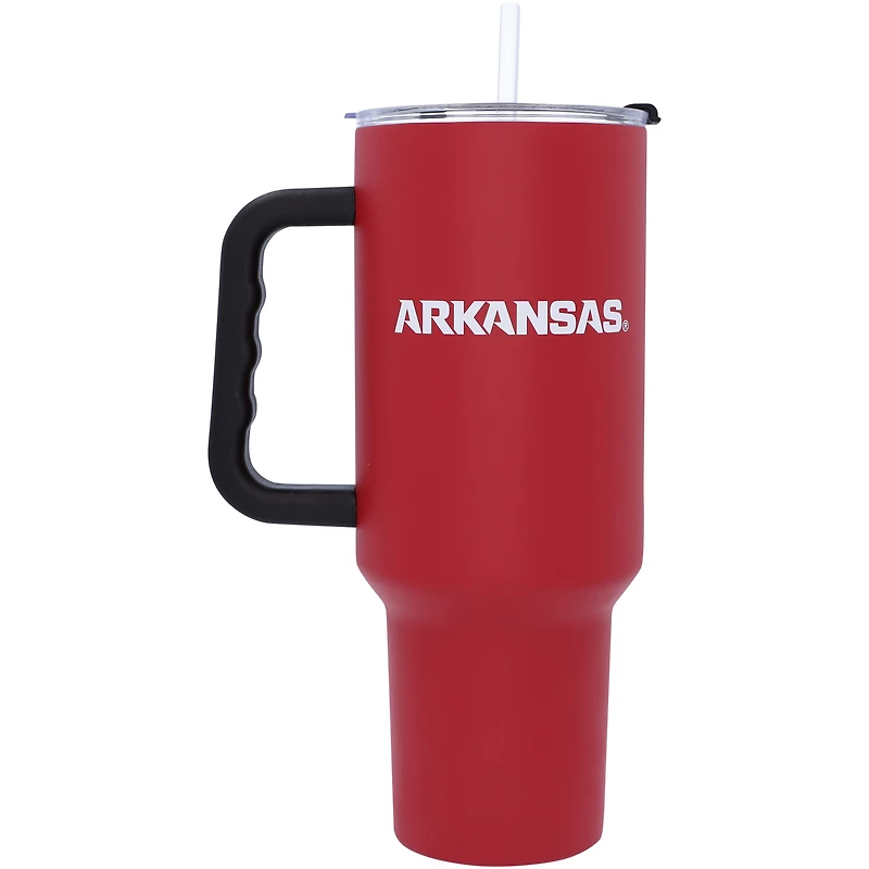 Razorbacks de l'Arkansas 40 oz. Gobelet de voyage avec poignée