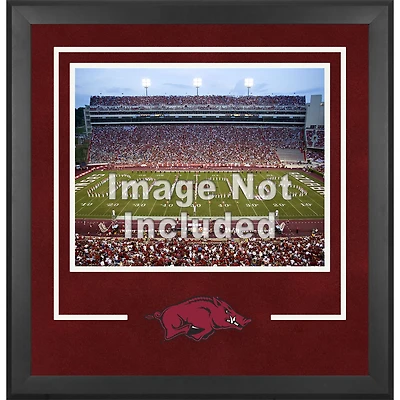 Cadre photo horizontal de luxe Arkansas Razorbacks 16'' x 20'' avec logo de l'équipe
