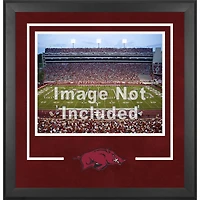 Cadre photo horizontal de luxe Arkansas Razorbacks 16'' x 20'' avec logo de l'équipe