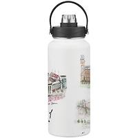 Bouteille d'eau aquarelle Laura Wilcox des Arkansas Razorbacks (96 cl)