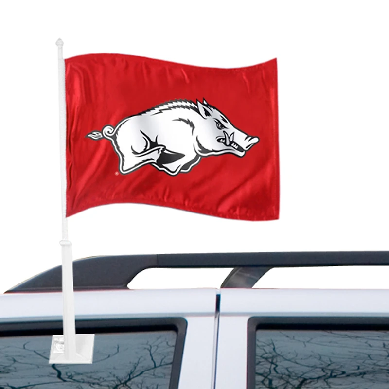 Drapeau de voiture double face Arkansas Razorbacks WinCraft 12" x 15"