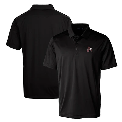 Cutter & Buck Black Arkansas Razorbacks Primary Team Logo Prospect Textured Stretch Polo