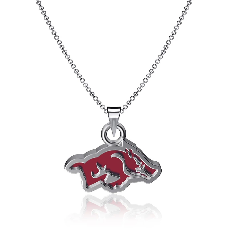 Dayna Designs Arkansas Razorbacks Enamel Small Pendant Necklace