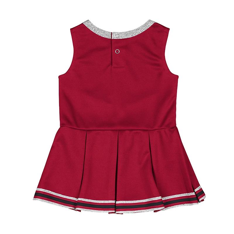 Girls Infant Colosseum Cardinal Arkansas Razorbacks Lollipop Park Cheer Dress