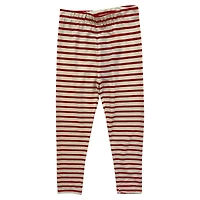 Ensemble haut à manches longues et leggings rayés tri-blend pour bébé Wes & Willy Arkansas Razorbacks