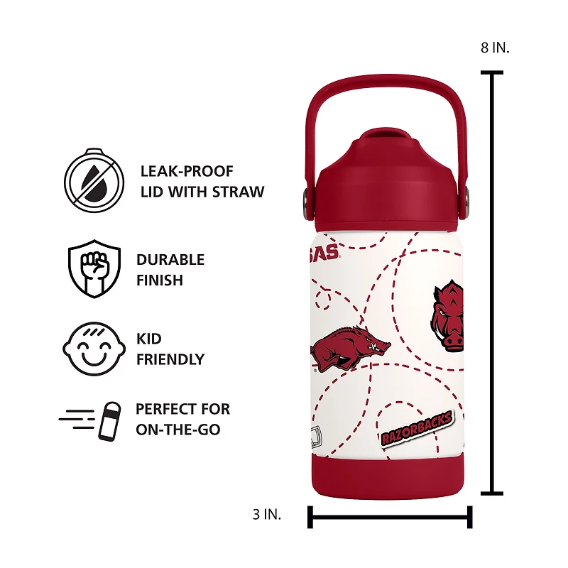 Bouteille de mascotte Arkansas Razorbacks de 35 cl