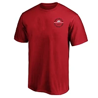 Men's Fanatics  Crimson Arkansas Razorbacks Big & Tall Fast Break 2 Hit T-Shirt