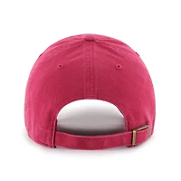 Casquette ajustable « 47 Cardinal Arkansas Razorbacks Clean Up » pour homme