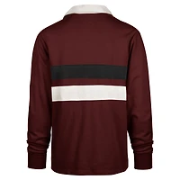 Polo de rugby à manches longues '47 Cardinal Arkansas Razorbacks Clubhouse Knox Thames pour hommes