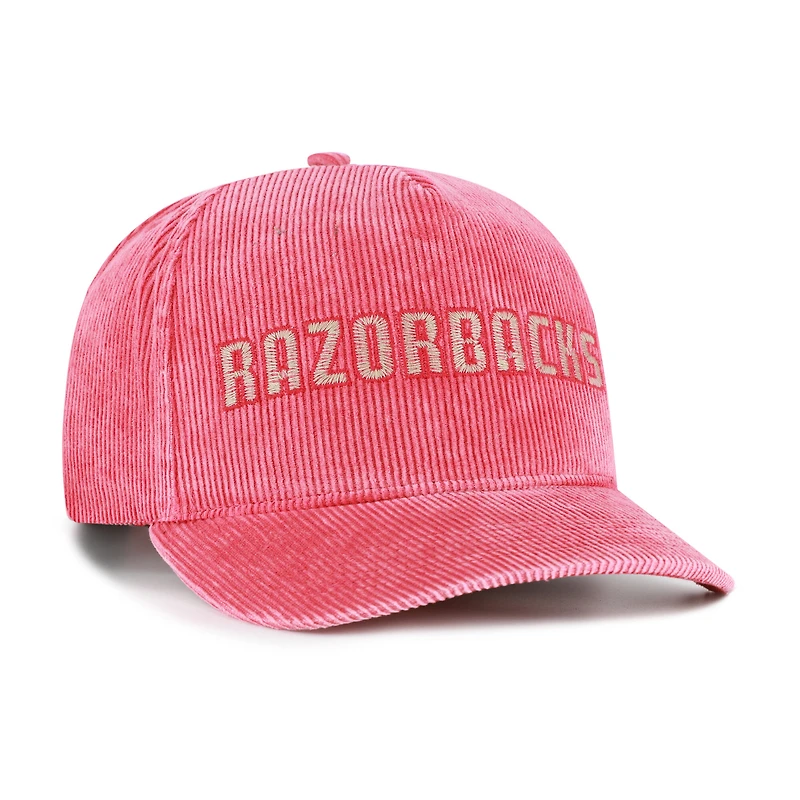 Men's '47 Cardinal Arkansas Razorbacks Reclaim Snow Wash Corduroy Hitch Adjustable Hat
