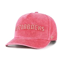 Men's '47  Cardinal Arkansas Razorbacks Reclaim Snow Wash Corduroy Hitch Adjustable Hat