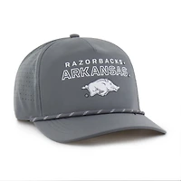 Men's '47  Gray Arkansas Razorbacks Forward Vent Hitch Rope Adjustable Hat
