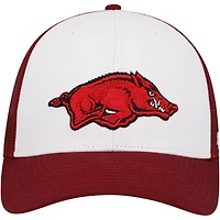 Men's '47 White/Cardinal Arkansas Razorbacks Freshman Trucker Adjustable Hat