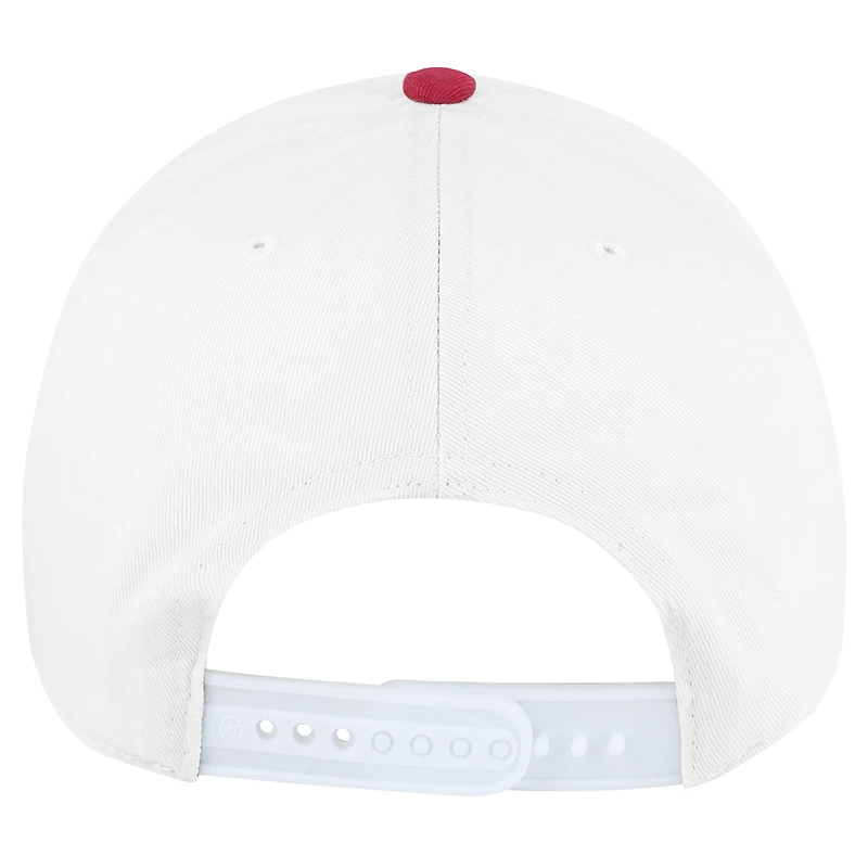 Men's '47 White Arkansas Razorbacks Gridiron Clean Up Adjustable Hat