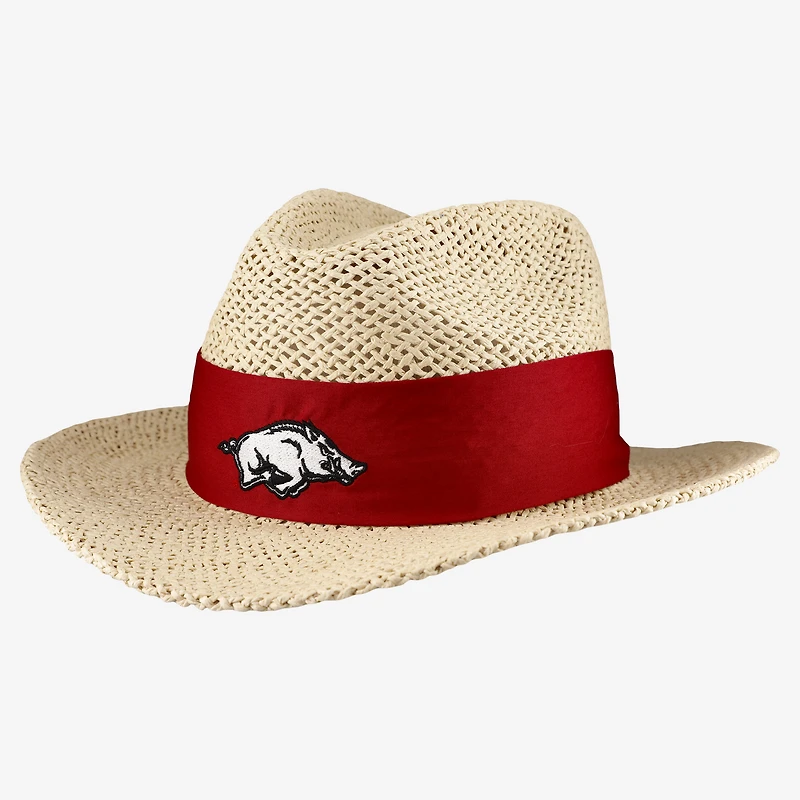 Chapeau Wellington Gambler couleur sable Arkansas Razorbacks pour homme