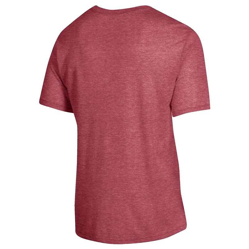 Men's Alternative Apparel Heathered Cardinal Arkansas Razorbacks The Keeper T-Shirt