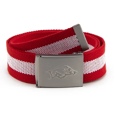 Men's Arkansas Razorbacks Fabric Belt