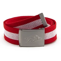 Men's Arkansas Razorbacks Fabric Belt