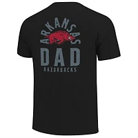 T-shirt noir pour homme Arkansas Razorbacks avec logo mascotte la fête des pères