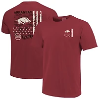 T-shirt camouflage OHT Crimson Arkansas Razorbacks pour homme