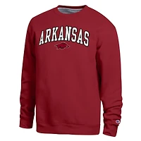 Sweat-shirt à capuche Champion Cardinal Arkansas Razorbacks pour homme
