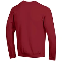 Sweat-shirt ras du cou emblématique de l'équipe baseball des Cardinals l'Arkansas Razorbacks pour homme