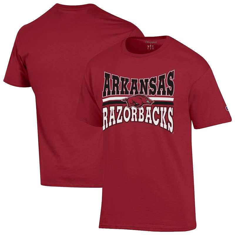 T-shirt Zoom de l'équipe masculine championne Cardinal Arkansas Razorbacks