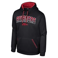 Sweat à capuche Colosseum Arkansas Razorbacks Reese noir pour homme