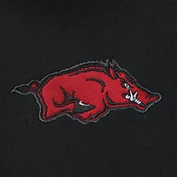 Men's Colosseum Black Arkansas Razorbacks Tortugas Logo Quarter-Zip Jacket