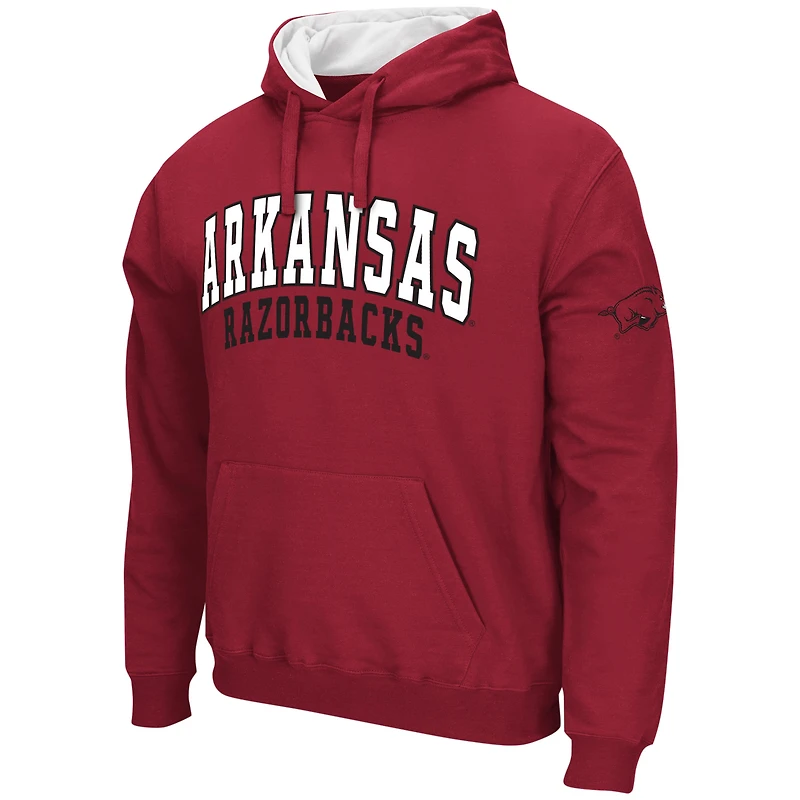Sweat à capuche Colosseum Cardinal Arkansas Razorbacks pour homme