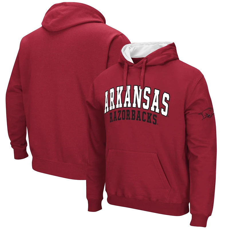 Sweat à capuche Colosseum Cardinal Arkansas Razorbacks pour homme