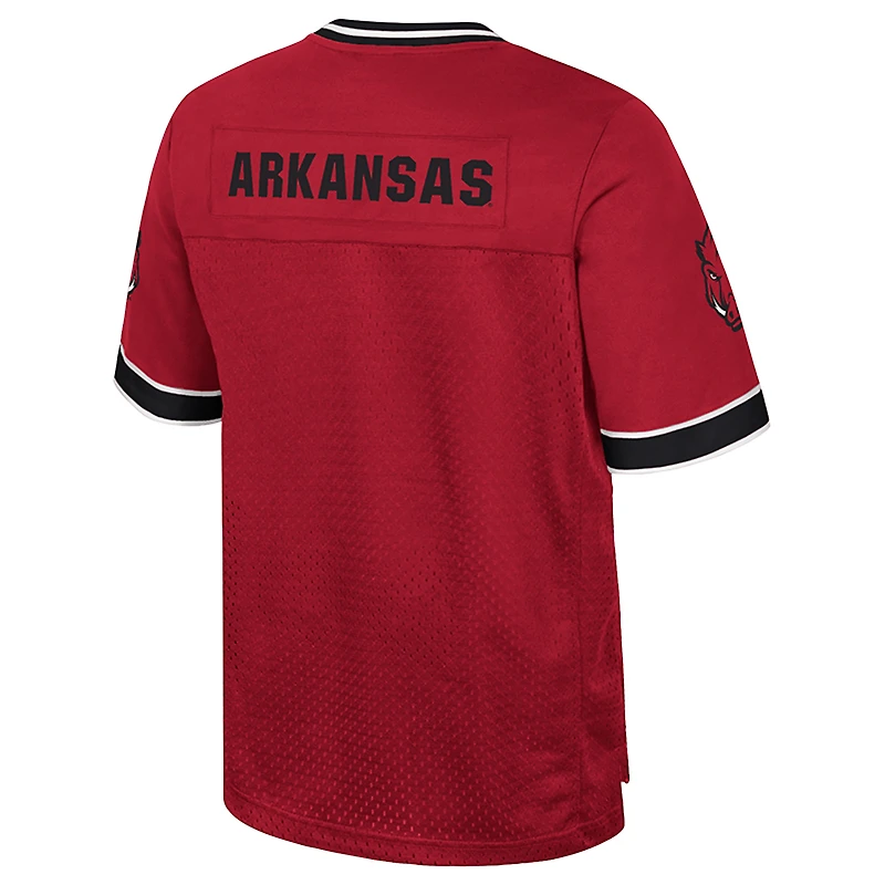 Maillot de football américain Colosseum Cardinal Arkansas Razorbacks « Rien que les coups » pour homme