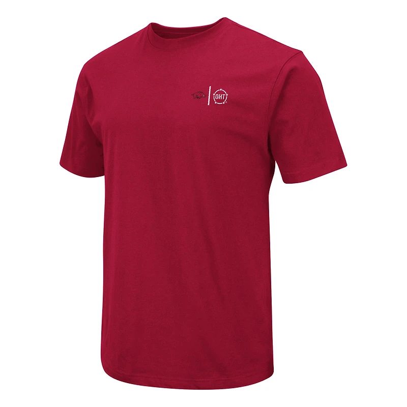 Men's Colosseum Cardinal Arkansas Razorbacks OHT Military Appreciation T-Shirt