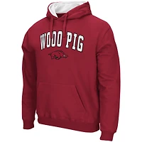 Men's Colosseum  Cardinal Arkansas Razorbacks Rally Cry Fleece Hoodie