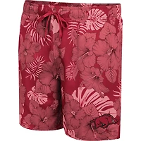 Men's Colosseum Cardinal Arkansas Razorbacks The Dude Swim Shorts