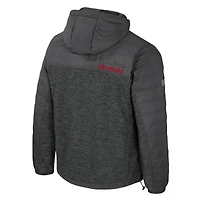 Doudoune à capuche zippée Nightman pour homme, coloris anthracite