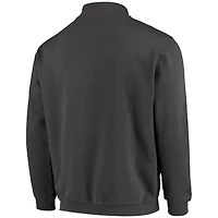 Men's Colosseum Charcoal Arkansas Razorbacks Tortugas Logo Quarter-Zip Jacket