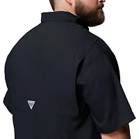 Chemise boutonnée Columbia Black Arkansas Razorbacks pour homme, grande taille, Tamiami Omni-Shade
